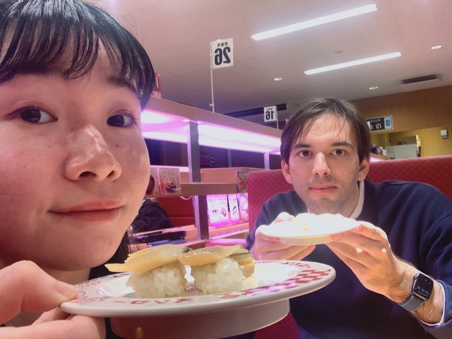 Conveyor-belt sushi at Sushiro