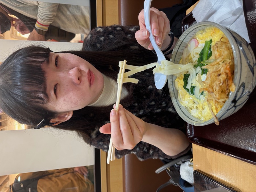 Kishimen noodles at Yoshida