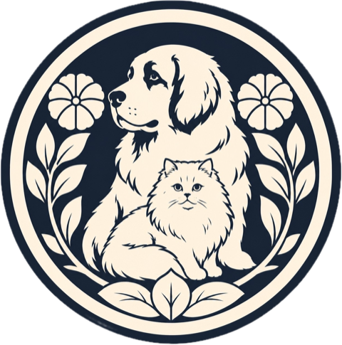 Kamon: our family crest with our dog and cat